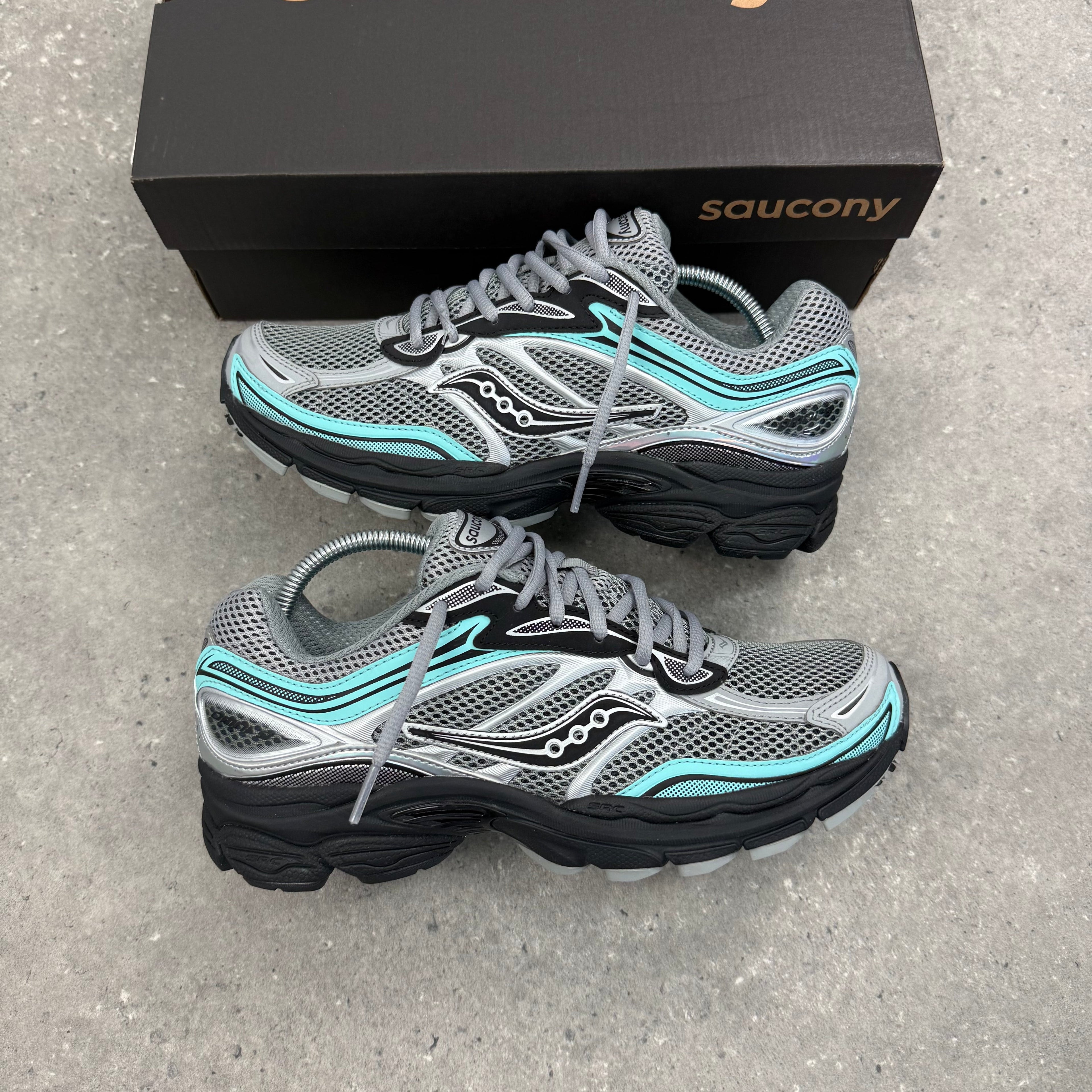 Saucony Omni Pro Grid 9 - Fossil/Splash